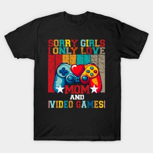 Boys Valentines Day Design for Kids Video Games Funny Gamer T-Shirt